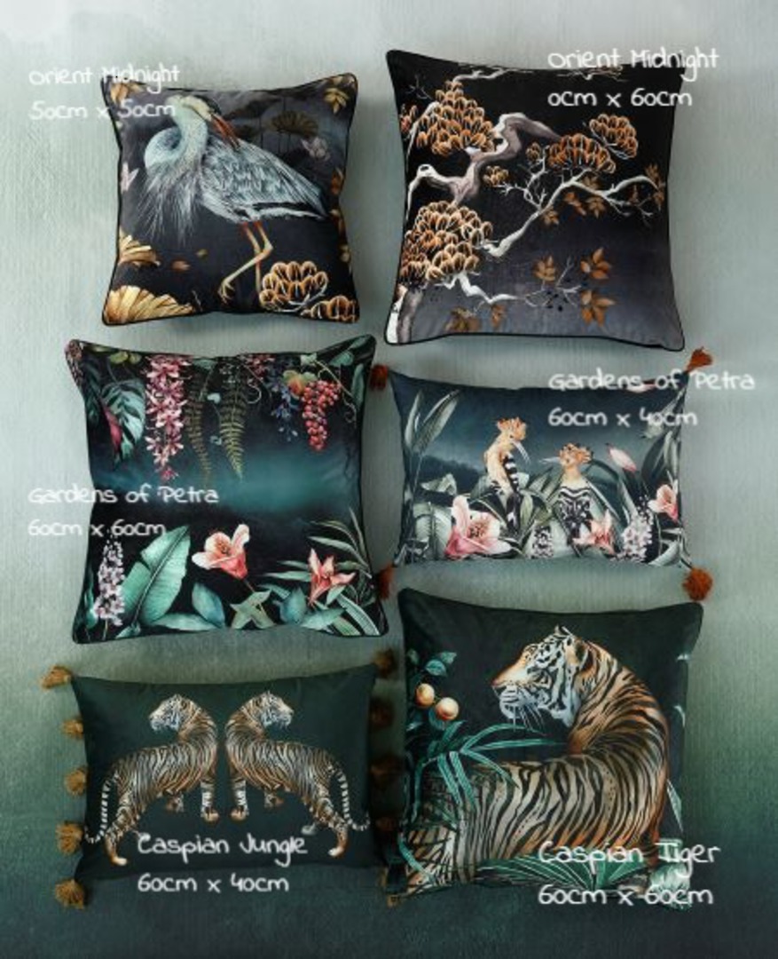 MM Linen - Avalana -  Gardens of Petra Cushions image 2